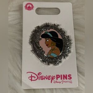 Disney Parks Trading Pin - Jasmine Princess Portrait Silver Frame 2024